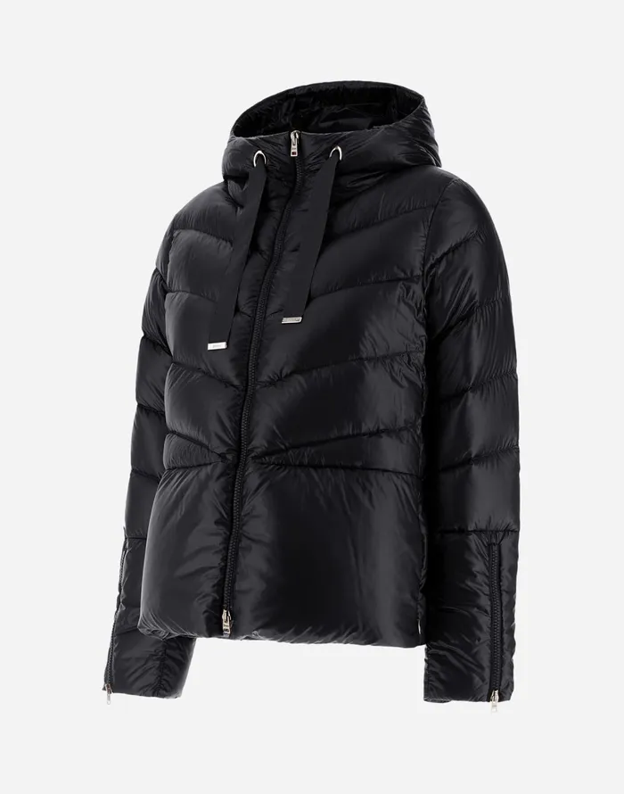 Herno CAPE IN NYLONULTRALIGHT Black Women Capes