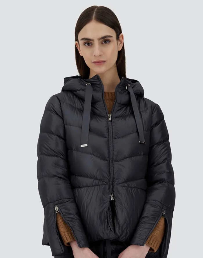 Herno CAPE IN NYLONULTRALIGHT Black Women Capes