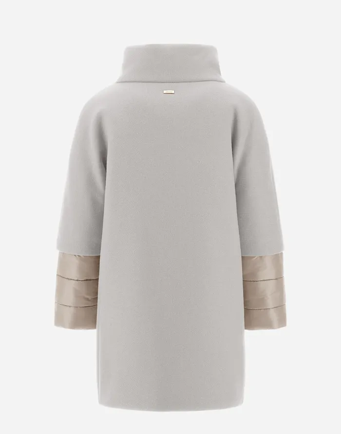 Herno COAT IN ECOWOOL AND NYLON ULTRALIGHT Chantilly Kids Clothing