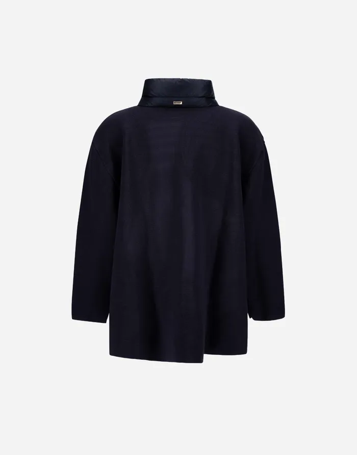 Herno JACKET IN ETERNAL COTTON AND NYLON ULTRALIGHT Blu Navy Women Parka and Jackets