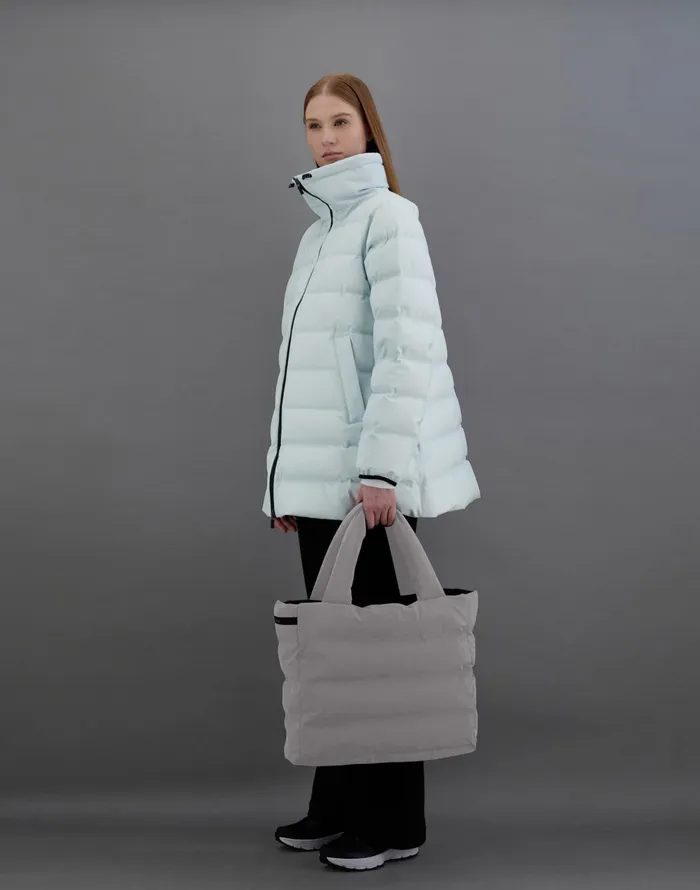 Herno LAMINAR BAG IN NEW IMPACT Grey Women Bags