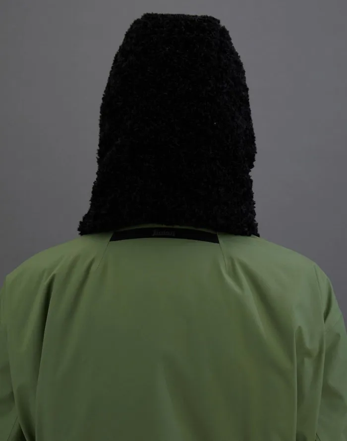 Herno LAMINAR HOOD IN COMFORT SHERPA Black Women Hats