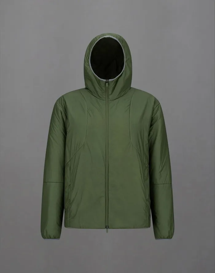 Herno LAMINAR JACKET IN TRANSLUCENT RIPSTOP Olive Green Men Bomber
