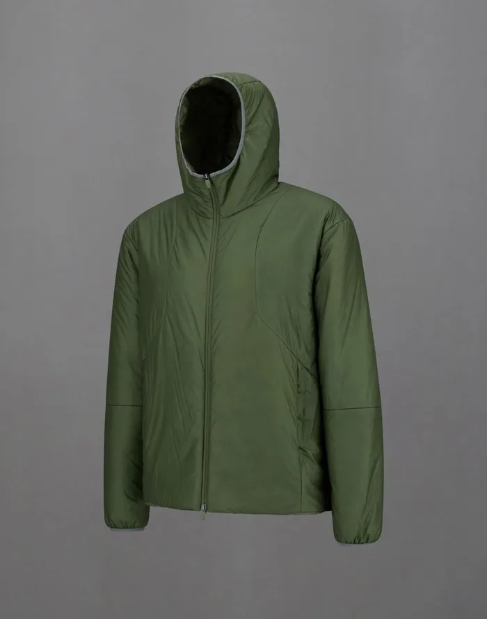 Herno LAMINAR JACKET IN TRANSLUCENT RIPSTOP Olive Green Men Bomber