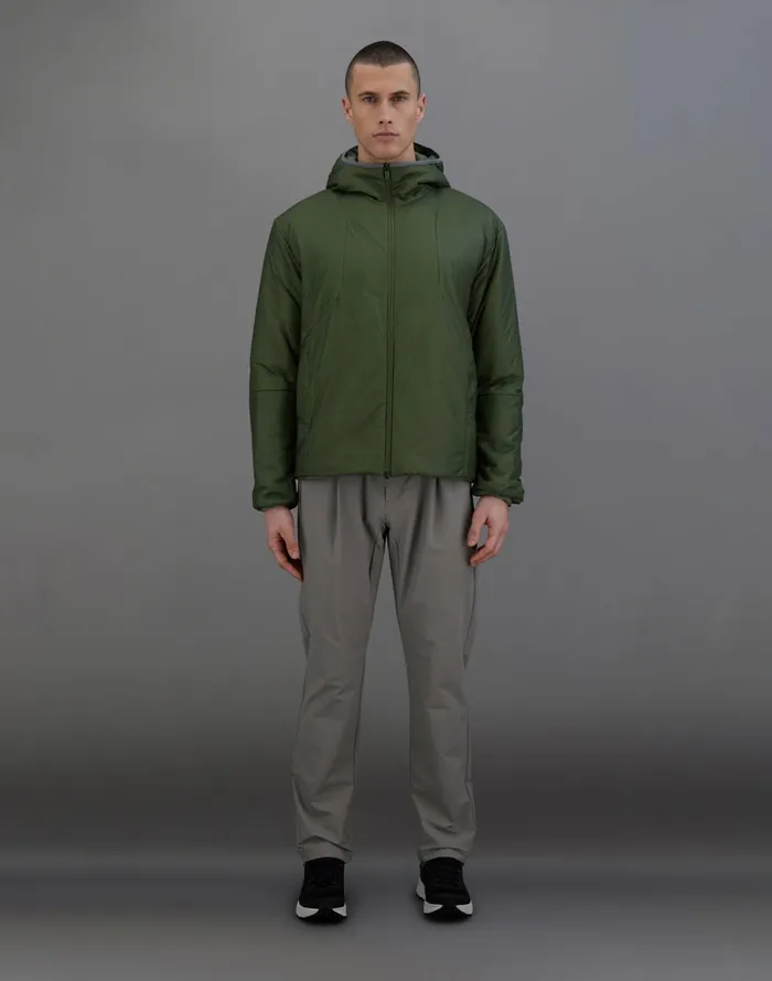 Herno LAMINAR JACKET IN TRANSLUCENT RIPSTOP Olive Green Men Bomber