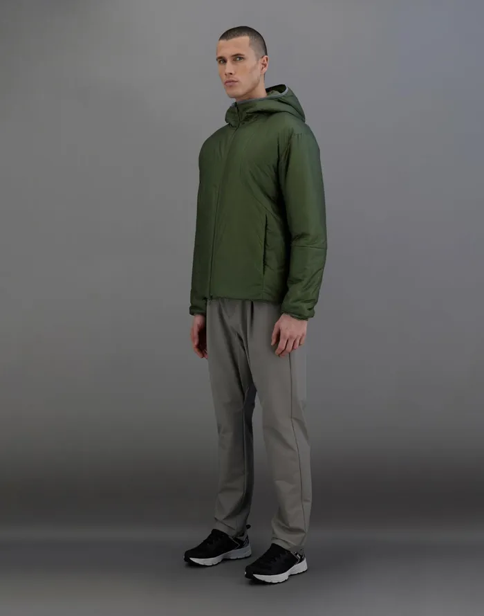 Herno LAMINAR JACKET IN TRANSLUCENT RIPSTOP Olive Green Men Bomber