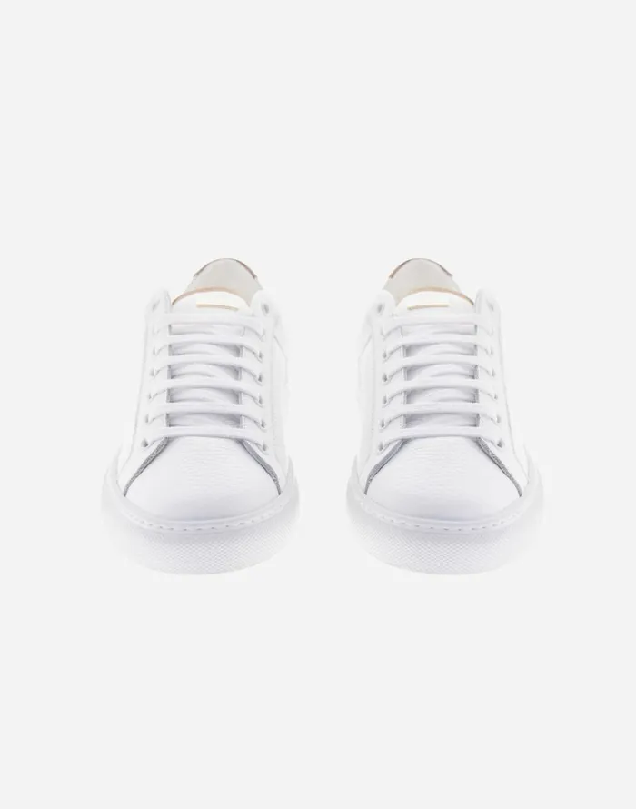 Herno LEATHER TRAINERS Whitebeige Women Shoes