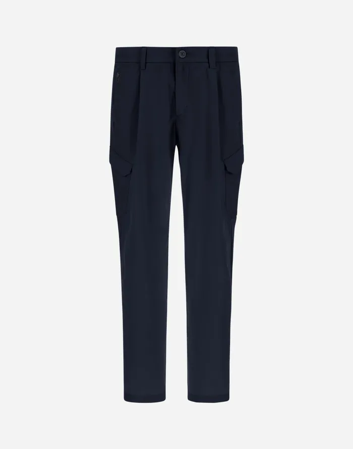 Herno NYLON DIVE TROUSERS Navy Blue Men Trousers