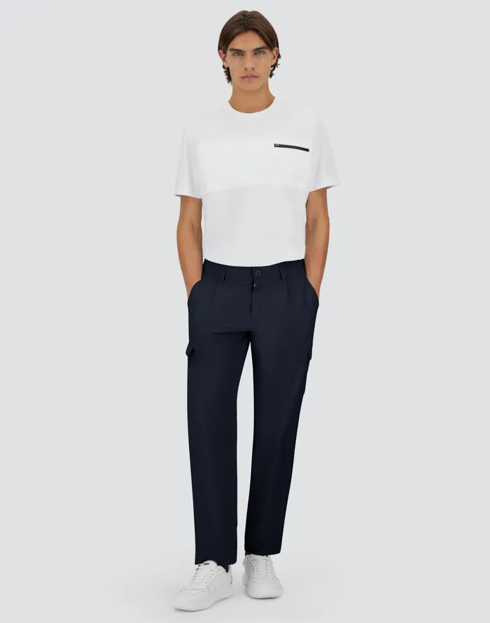 Herno NYLON DIVE TROUSERS Navy Blue Men Trousers