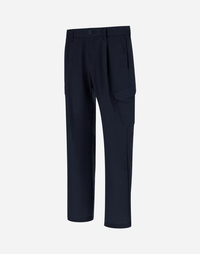 Herno NYLON DIVE TROUSERS Navy Blue Men Trousers