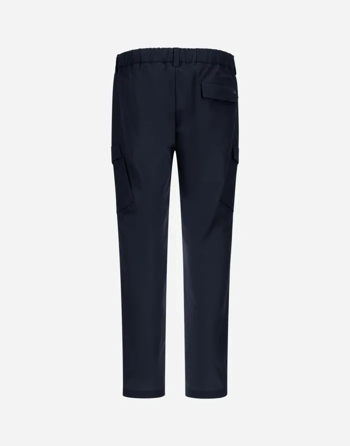 Herno NYLON DIVE TROUSERS Navy Blue Men Trousers