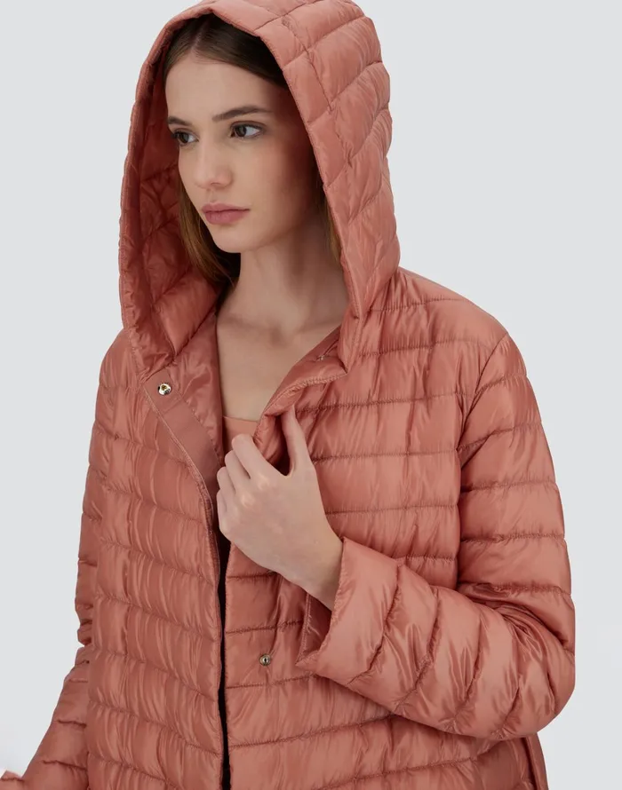 Herno NYLON ULTRALIGHT JACKET Dark Pink Women Parka and Jackets