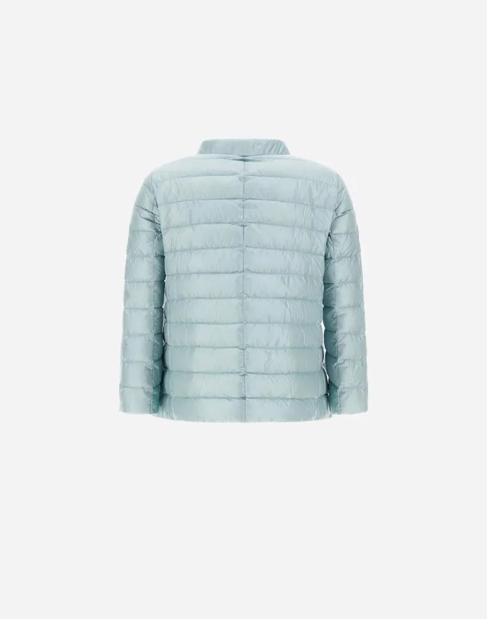 Herno NYLON ULTRALIGHT JACKET Light Blue Women Parka and Jackets