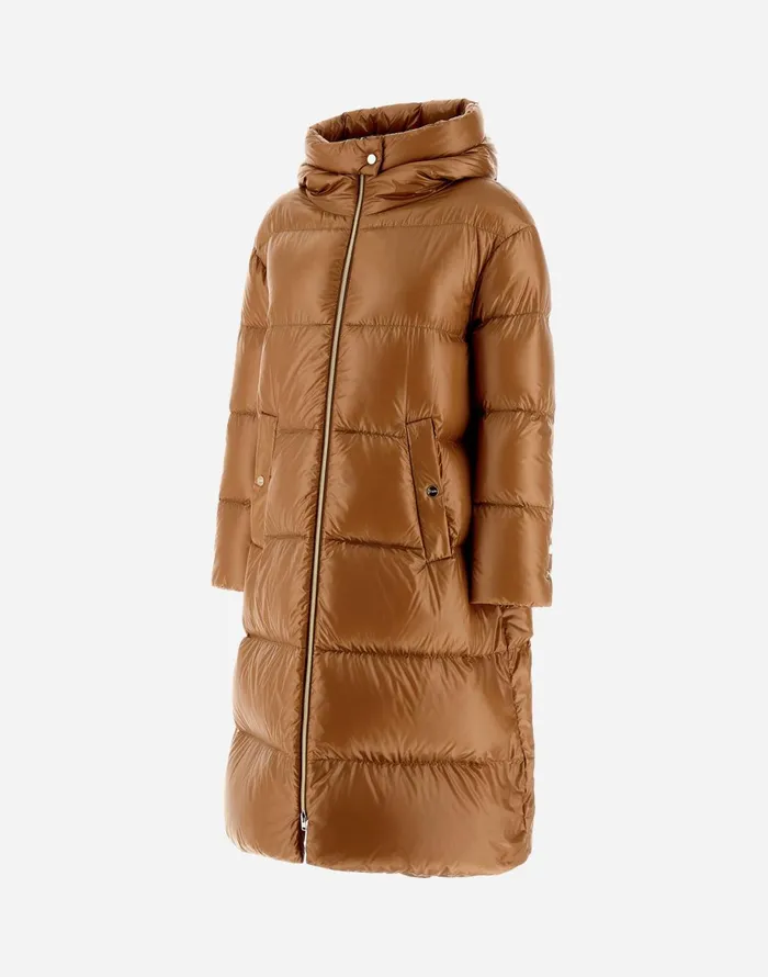 Herno PARKA IN NYLONULTRALIGHT Camel Women Parka and Jackets