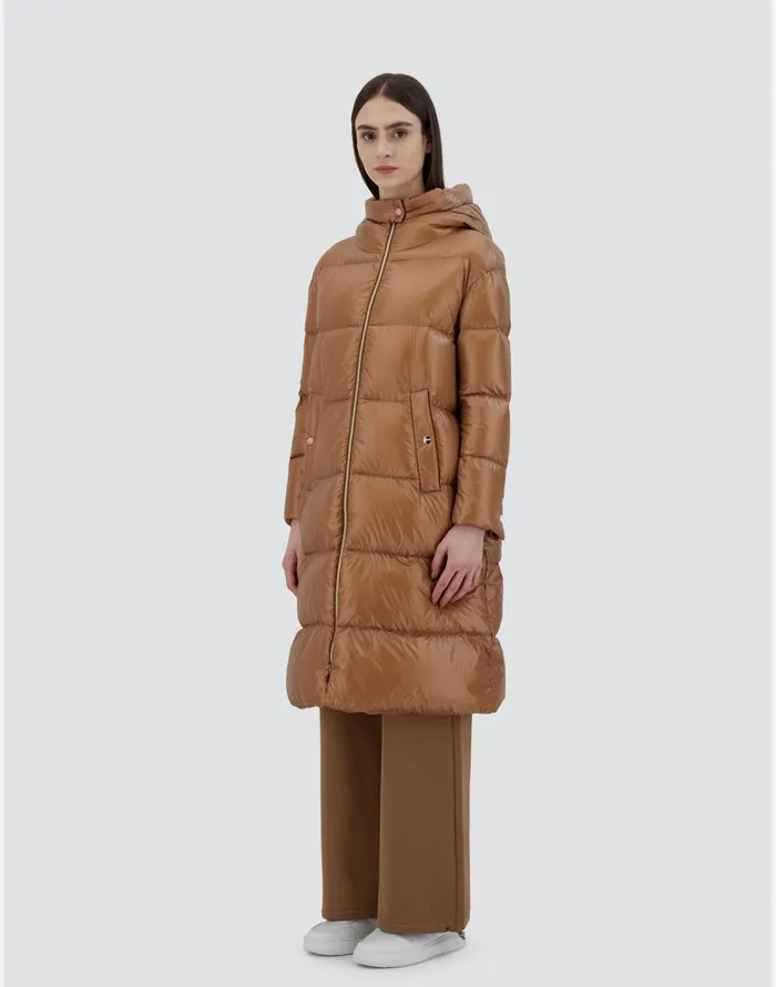 Herno PARKA IN NYLONULTRALIGHT Camel Women Parka and Jackets