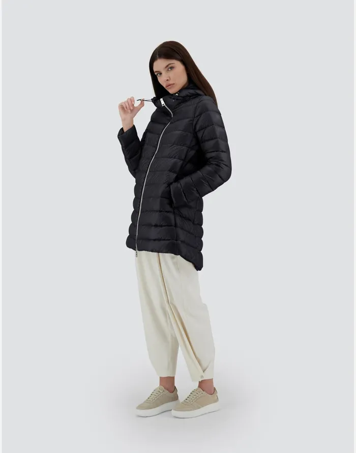 Herno RESORT ASHAPE JACKET IN NYLON ULTRALIGHT Black Women AShape
