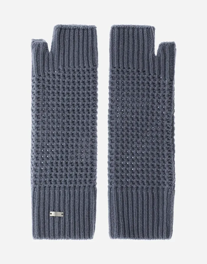Herno RESORT SLEEVES IN INFINITY CUT OUT Air Force Blue Women Sleeves and Gloves