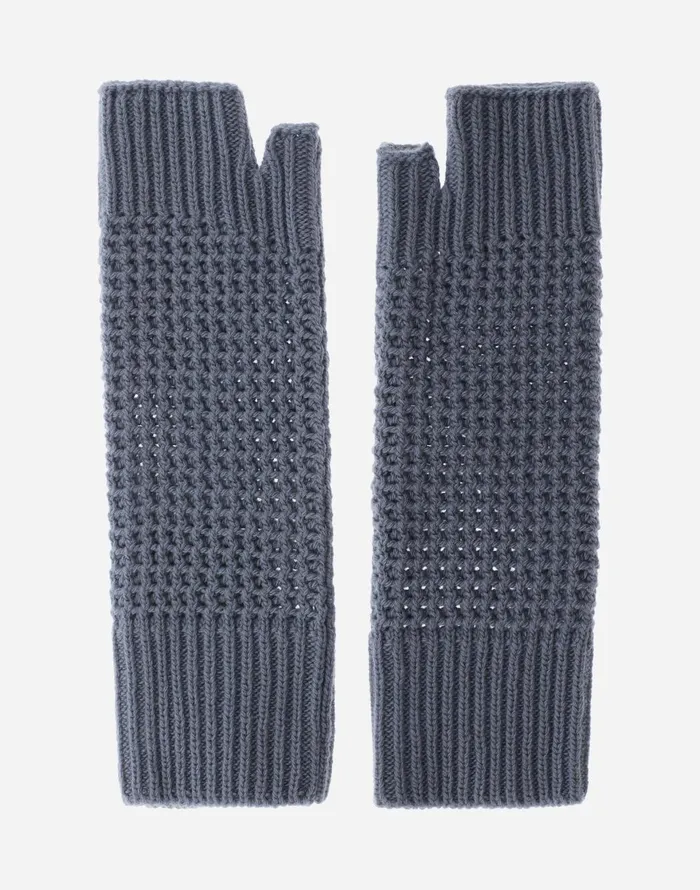 Herno RESORT SLEEVES IN INFINITY CUT OUT Air Force Blue Women Sleeves and Gloves