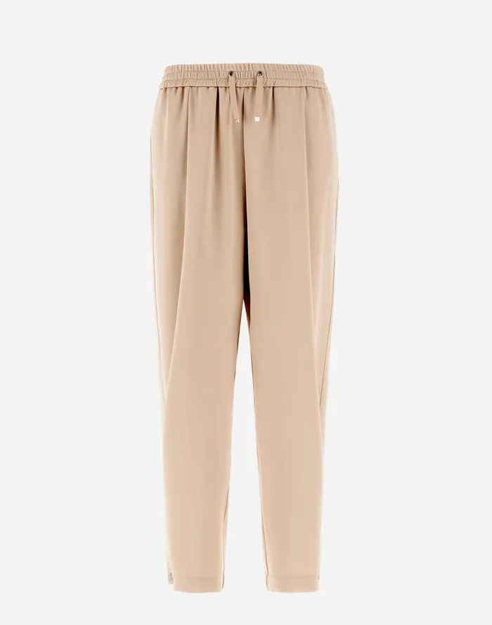 Herno RESORT TROUSERS IN SATIN EFFECT Chantilly Women Trousers