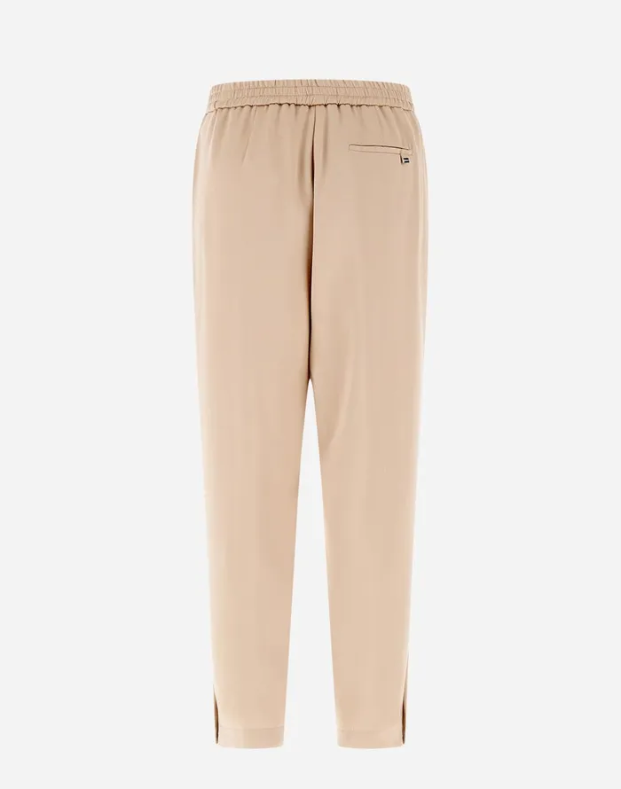 Herno RESORT TROUSERS IN SATIN EFFECT Chantilly Women Trousers