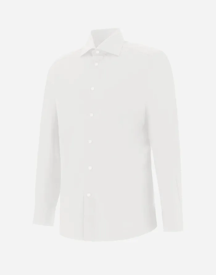 Herno SHIRT IN COTTON NONIRON White Men Shirts
