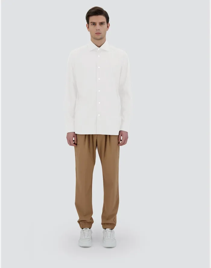 Herno SHIRT IN COTTON NONIRON White Men Shirts