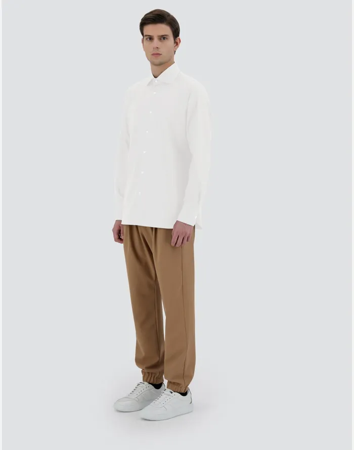 Herno SHIRT IN COTTON NONIRON White Men Shirts