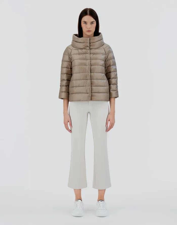 Herno SOFIA Light Taupe Women Ultralight Down Jackets