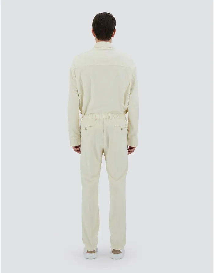 Herno TROUSERS IN LUXURY VELVET Natural Men Trousers