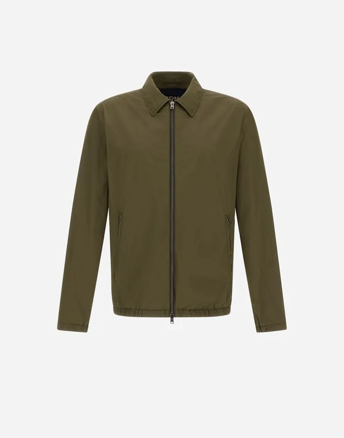 Herno ULTRALIGHT CREASE SHACKET Light Military Men Parka and Jackets