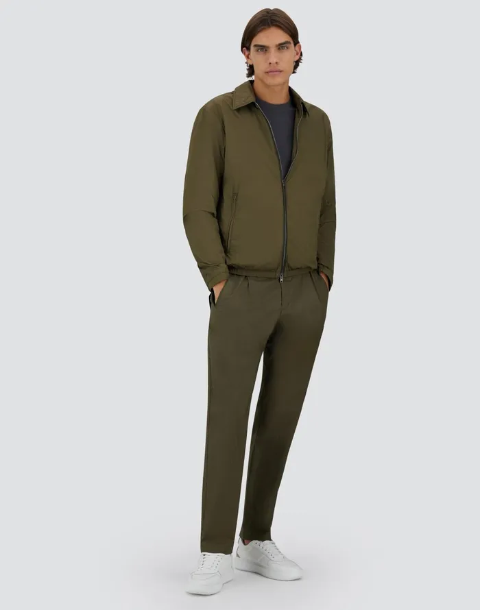 Herno ULTRALIGHT CREASE SHACKET Light Military Men Parka and Jackets