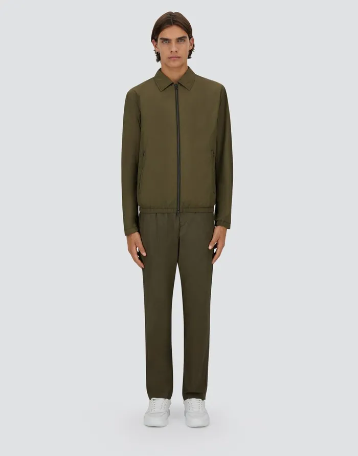 Herno ULTRALIGHT CREASE SHACKET Light Military Men Parka and Jackets