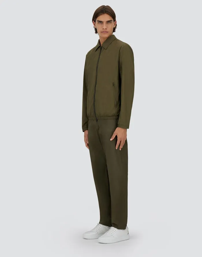 Herno ULTRALIGHT CREASE SHACKET Light Military Men Parka and Jackets