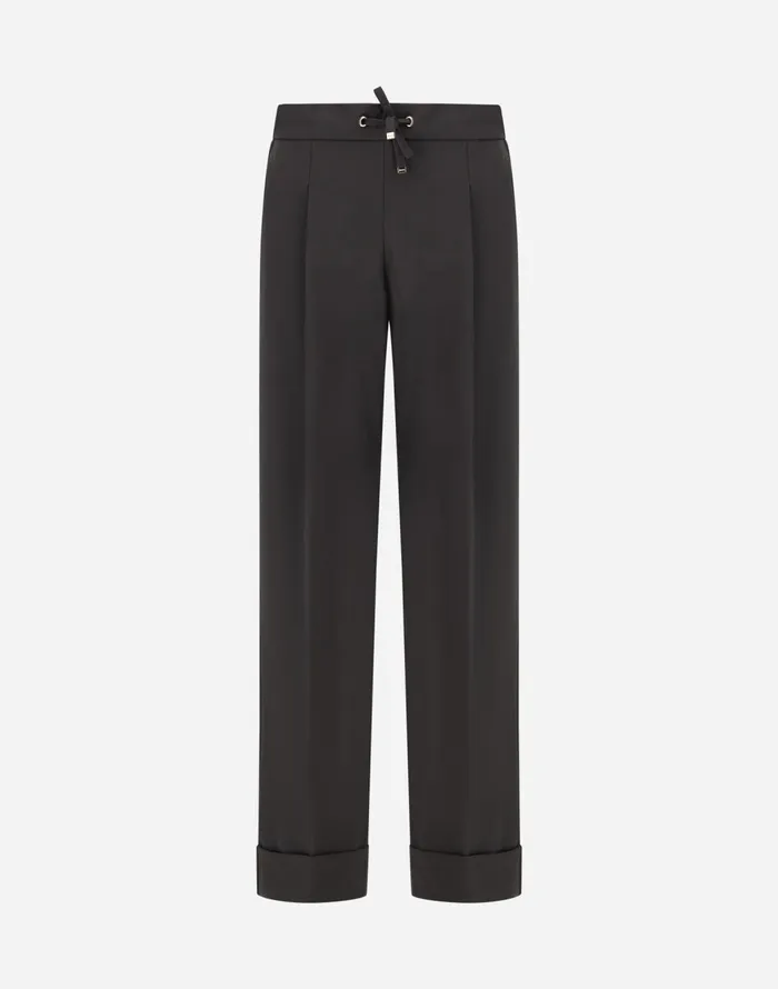 Herno WOMEN039S EASY SUIT STRETCH TROUSERS Iron Women Trousers