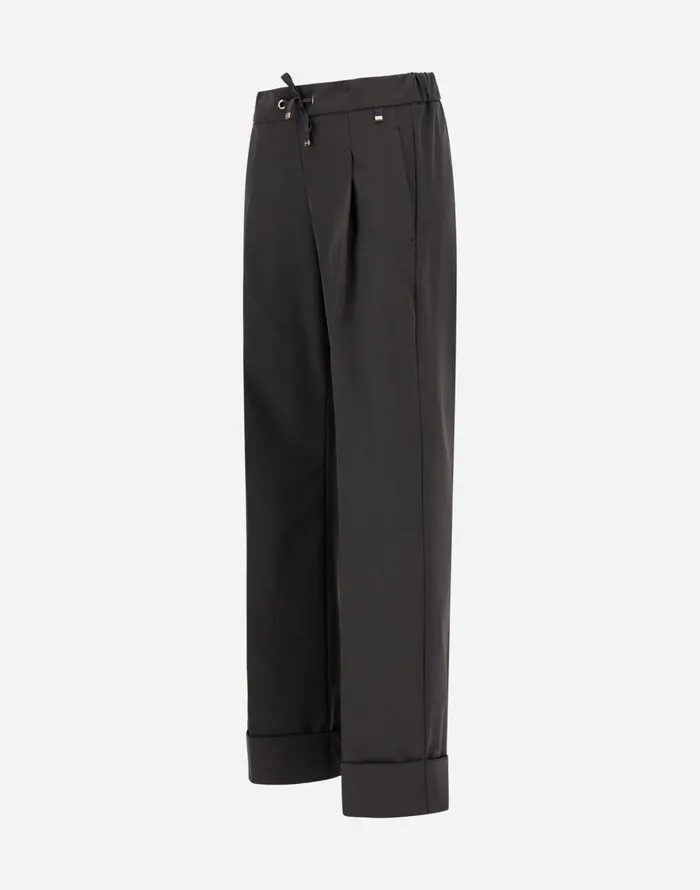 Herno WOMEN039S EASY SUIT STRETCH TROUSERS Iron Women Trousers
