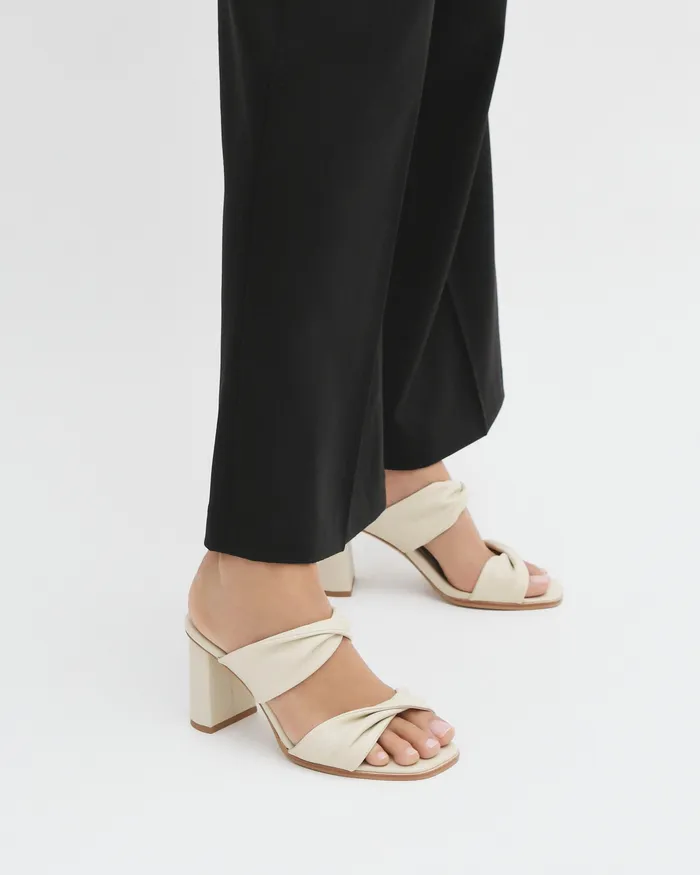 HIGH HEELS Caylie high heel sandals bone leather jomercer Women HIGH HEELS Caylie high heel sandals bone leather jomercer Women