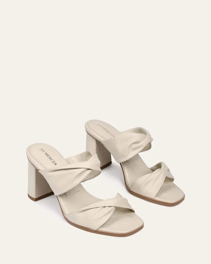 HIGH HEELS Caylie high heel sandals bone leather jomercer Women HIGH HEELS Caylie high heel sandals bone leather jomercer Women