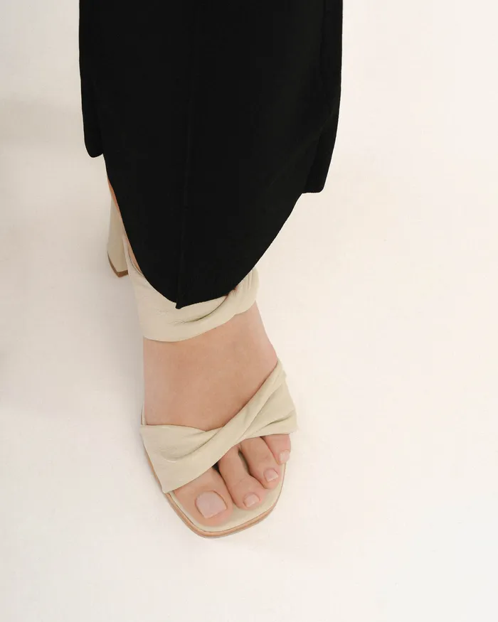 HIGH HEELS Caylie high heel sandals bone leather jomercer Women HIGH HEELS Caylie high heel sandals bone leather jomercer Women