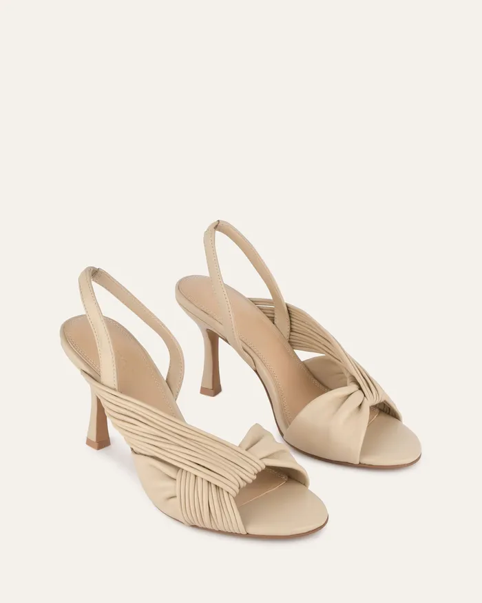 HIGH HEELS Lucky high heel sandals sand leather 8211 jomercer Women