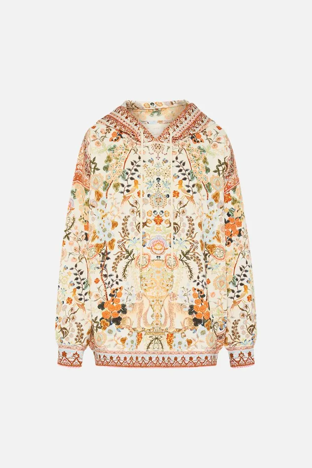 HOODY WITH POCKETS IN HONOUR OF HEIRLOOMS In Honour Of Heirlooms Womens Camilla Knitwear