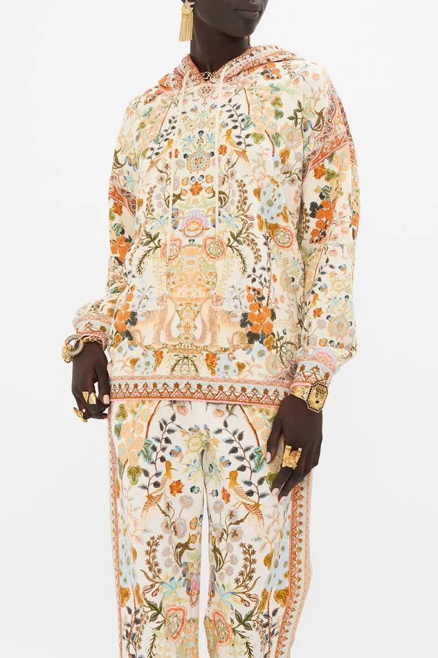 HOODY WITH POCKETS IN HONOUR OF HEIRLOOMS In Honour Of Heirlooms Womens Camilla Knitwear