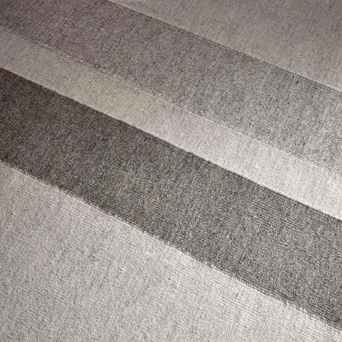 HOUSE James Perse Rugs Runners 35FT X 9FT Double Stripe Runner Naturalgrey