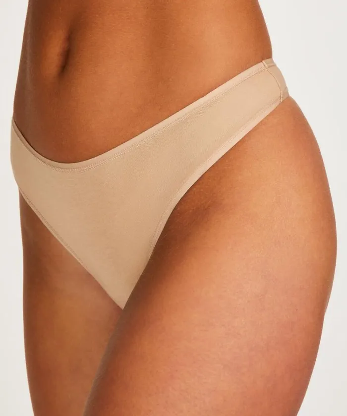 Hunkemller 2 Cotton Thongs Kim 8211 Beige Beige 8211 Women Hunkemller 2 Cotton Thongs Kim 8211 Beige Beige 8211 Women