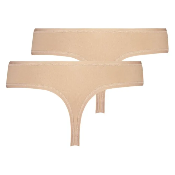 Hunkemller 2 Cotton Thongs Kim 8211 Beige Beige 8211 Women Hunkemller 2 Cotton Thongs Kim 8211 Beige Beige 8211 Women