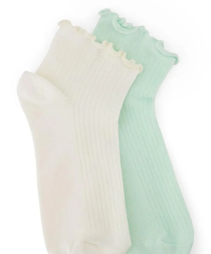 Hunkemller 2 Pairs Of Socks 8211 Green Green 8211 Women Hunkemller 2 Pairs Of Socks 8211 Green Green 8211 Women