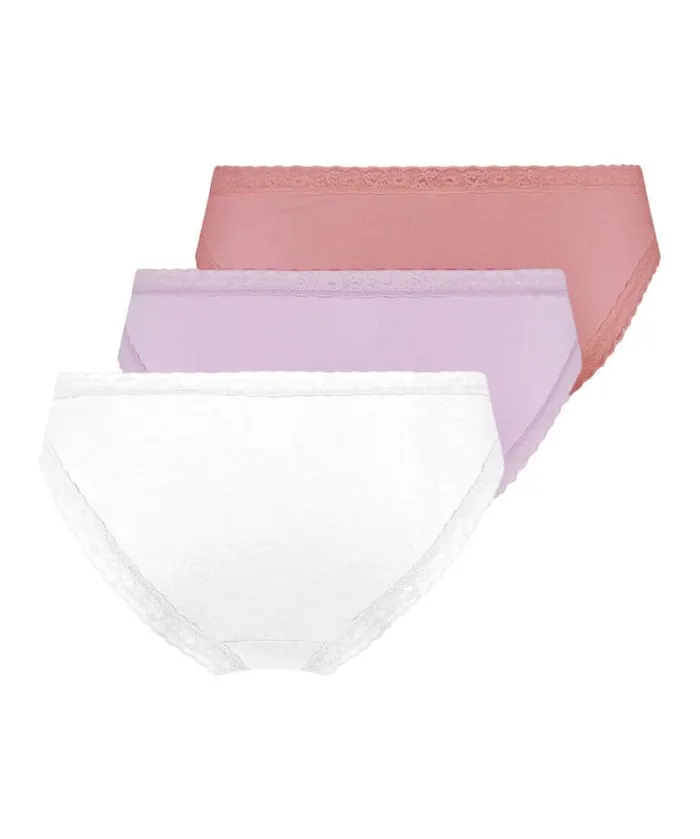 Hunkemller 3Pack Classics Slip 8211 White White 8211 Women Hunkemller 3Pack Classics Slip 8211 White White 8211 Women
