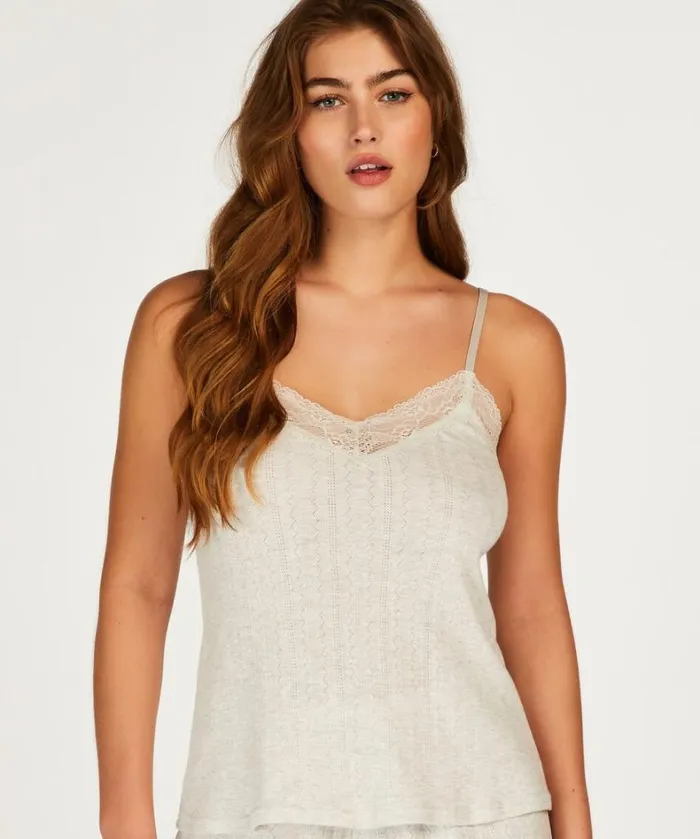 Hunkemller Cami Lace Top 8211 Beige Beige 8211 Women