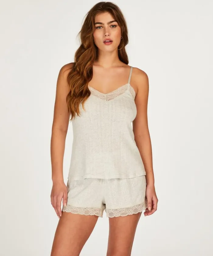 Hunkemller Cami Lace Top 8211 Beige Beige 8211 Women Hunkemller Cami Lace Top 8211 Beige Beige 8211 Women