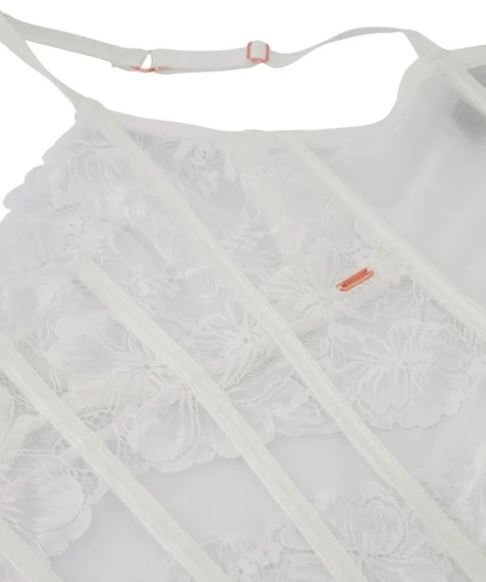 Hunkemller Cesca Bustier 8211 White White 8211 Women Hunkemller Cesca Bustier 8211 White White 8211 Women