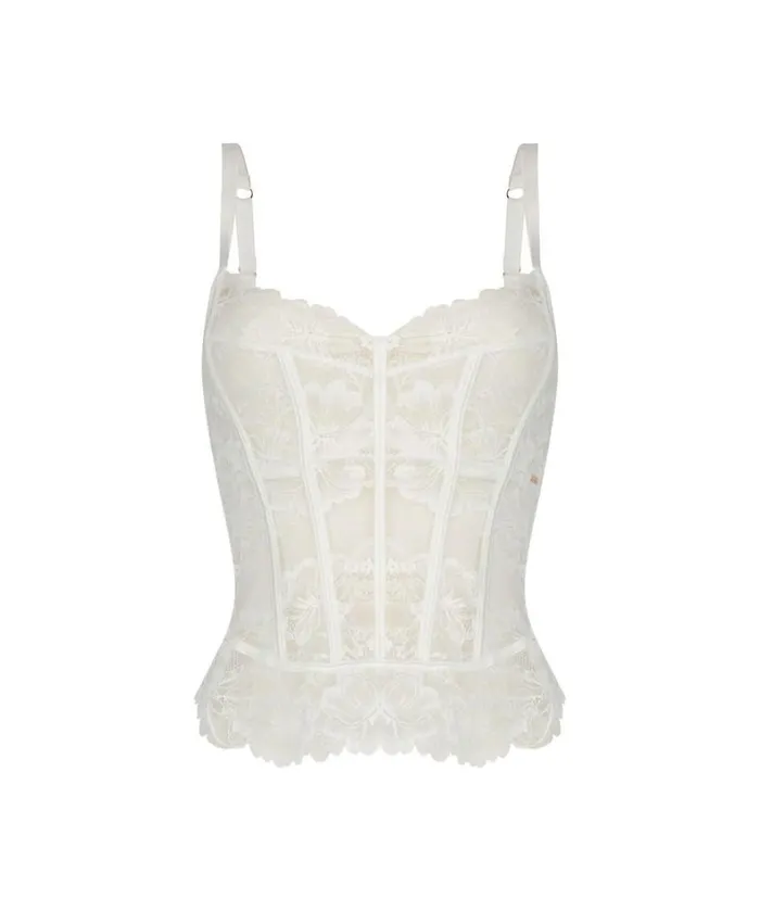 Hunkemller Cesca Bustier 8211 White White 8211 Women Hunkemller Cesca Bustier 8211 White White 8211 Women